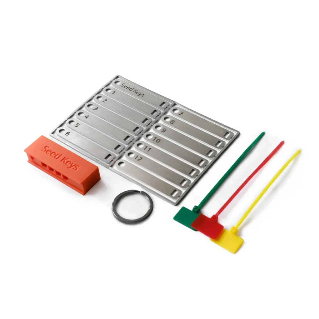 what's in the box of single sig key set