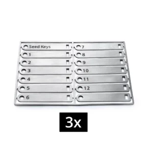 bundle of 3 seed keys plates