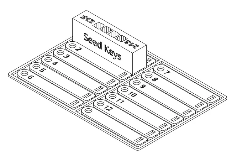 position jig on key 1
