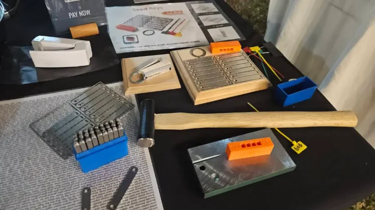 seed keys booth at bob space's lightning market