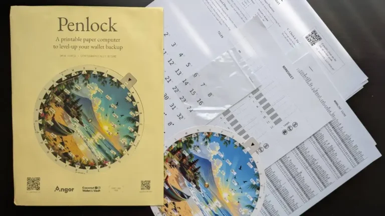 penlock kit on a black table